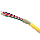 GJFJV Yellow Sheath Fiber Optic Cable Accessories 1 Core Tight Buffered Indoor